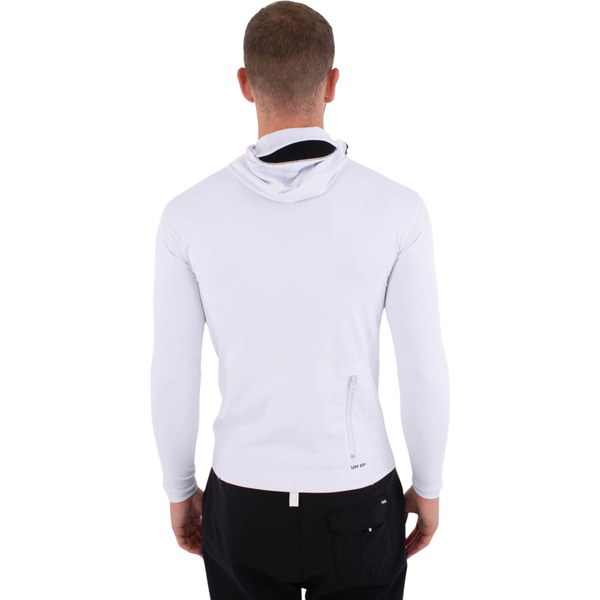 2026 Hurley Colete De Lycra Com Capuz E Mangas Compridas, Corte Justo, Para Homem MLEU00001 - White